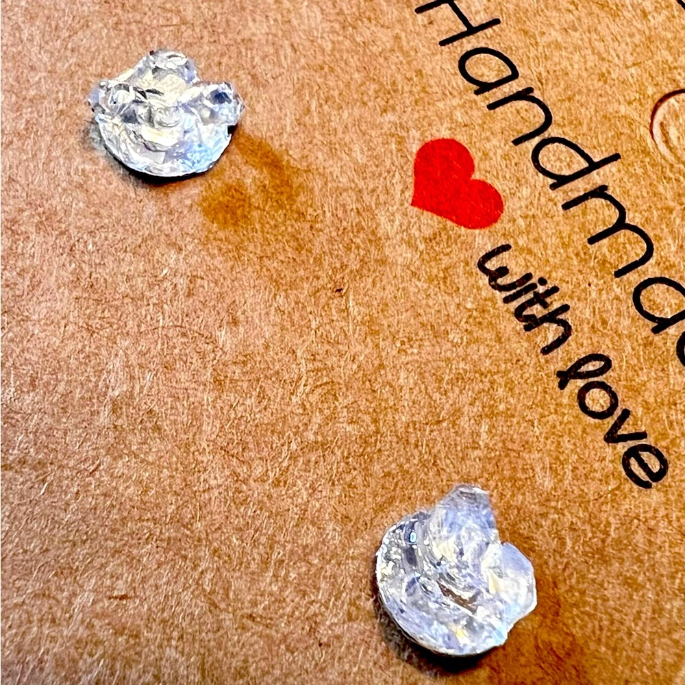 Homemade Herkimer Diamond Earrings